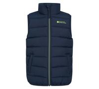 Mountain Warehouse Childrens/Kids Rocko Plain Padded Gilet - Dark Blue - 7-8 Years - Dark Blue - 100% Polyester