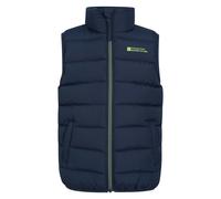 Mountain Warehouse Childrens/Kids Rocko Plain Padded Gilet - Dark Blue - Dark Blue - 3-4 Years