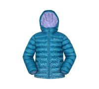 Mountain Warehouse Childrens/Kids Seasons Watercolour Padded Jacket - Teal - 9-10 Years - Teal - 50% Polyamide/50% Polyester