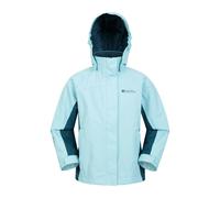Mountain Warehouse Childrens/Kids Shelly Waterproof Jacket - Turquoise - 9-10 Years - Turquoise - 100% Polyester