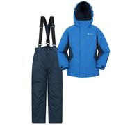 Mountain Warehouse Childrens/Kids Ski Jacket & Trousers Set - Blue - 9-10 Years - Blue - 100% Polyester