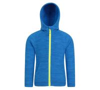 Mountain Warehouse Childrens/Kids Snowdonia II Full Zip Hoodie - Blue - 9-10 Years - Blue - 100% Polyester
