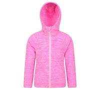 Mountain Warehouse Childrens/Kids Snowdonia II Full Zip Hoodie - Bright Pink - 9-10 Years - Bright Pink - 100% Polyester