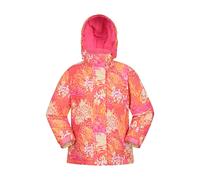 Mountain Warehouse Childrens/Kids Snowdrop Watercolour Ski Jacket - Bright Orange - 13 Years - Bright Orange - 100% Polyester