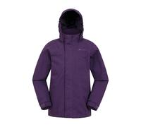 Mountain Warehouse Childrens/Kids Solar Waterproof Jacket - Berry - 13 Years - Berry - 100% Polyester