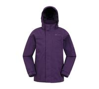 Mountain Warehouse Childrens/Kids Solar Waterproof Jacket - Berry - 7-8 Years - Berry - 100% Polyester