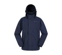 Mountain Warehouse Childrens/Kids Solar Waterproof Jacket - Navy - 7-8 Years - Navy - 100% Polyester