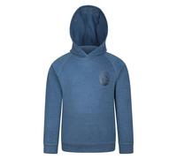 Mountain Warehouse Childrens/Kids Strath Melange Supersoft Hoodie - Navy - 2-3 Years - Navy - 90% Polyester/10% Elastane
