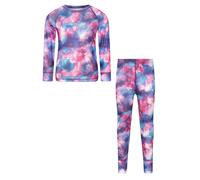 Mountain Warehouse Childrens/Kids Talus Geometric Base Layer Set - Dusky Purple - 2-3 Years - Dusky Purple - 100% Polyester