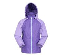 Mountain Warehouse Childrens/Kids Torrent II Waterproof Jacket - Lilac - Lilac - 5-6 Years - 100% Nylon