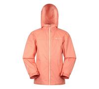 Mountain Warehouse Childrens/Kids Torrent Taped Seam Waterproof Jacket - Coral - 5-6 Years - Coral - 100% Nylon