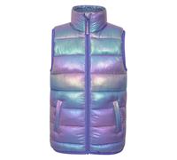 Mountain Warehouse Childrens Rocko Plain Padded Gilet - Blue - 7-8 Years - Blue - 100% Polyester