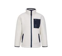 Mountain Warehouse Kids Atlas Borg Full Zip Fleece Jacket - Beige - 9-10 Years - Beige