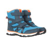 Mountain Warehouse Childrens Unisex Childrens/Kids Slope Adaptive Softshell Snow Boots (Blue/Orange) - Size UK 12 Kids