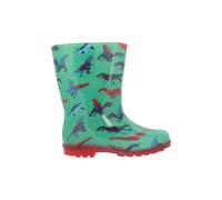 Mountain Warehouse Childrens Unisex Childrens/Kids Splash Dinosaur Light Up Wellington Boots (Green) - Size UK 10 Kids