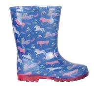 Mountain Warehouse Childrens Unisex Childrens/Kids Splash Unicorn Light Up Wellington Boots (Purple) - Size UK 11 Kids