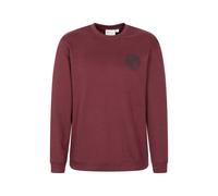 Mountain Warehouse 'Circle Mountain' Mens Crew Neck Sweatshirt Casual Lightweight Pullover Jumper Burgundy Cotton - Size X-Small