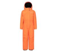 Mountain Warehouse Cloud Kids Snowsuit - Waterproof, Adjustable, One Piece Jumpsuit, Fleece Lining, Girls & Boys - Ski, Winter Bright Orange Kids Size 7-8 Years