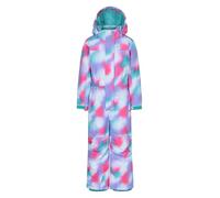 Mountain Warehouse Cloud Kids Snowsuit - Waterproof, Adjustable, One Piece Jumpsuit with Taped Seams & Fleece Lining, Girls & Boys - Winter, Ski & Rain Bright Pink (Printed) Kids Size 2-3 Years