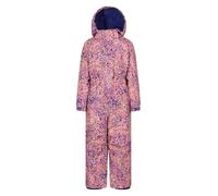 Mountain Warehouse Cloud Kids Snowsuit - Waterproof, Adjustable, One Piece Winter Jumpsuit with Taped Seams & Fleece Lining for Girls & Boys - For Rain, Ski, Winter Coral (Printed) Kids Size 3-4 Years