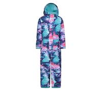 Mountain Warehouse Cloud Kids Snowsuit - Waterproof, Adjustable, One Piece Jumpsuit with Taped Seams & Fleece Lining, Girls & Boys - Winter, Ski & Rain Light Purple (Printed) Kids Size 5-6 Years