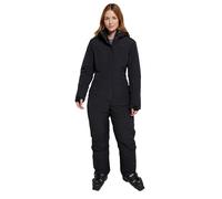 Mountain Warehouse Cloud Womens Ski Suit - Waterproof Snowsuit with Adjustable Hood & Secure Pockets - Winter Skiing, Sports, Walking & Outdoors Black Women's Size 6