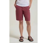 Mountain Warehouse Coast Stretch Womens Shorts - Lightweight 4 Way Stretch Short Pants, Easy Care Ladies Trousers - for Travelling & Outdoors Purple Women's Size 4