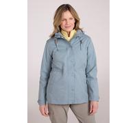 Mountain Warehouse 'coast' Lightweight Waterproof Warm Hooded Outdoor Full Zip Jacket In Teal Teal 6