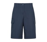 Mountain Warehouse Coast Stretch Cargo Womens Shorts - Lightweight, UV Protection, All-Day Comfort, Multi-Pocket - Spring Summer Beach, Walking, Hiking & Outdoors Navy (Cargo Pockets) Women's Size 18