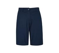 Mountain Warehouse Coast Stretch Womens Shorts - Lightweight 4 Way Stretch Short Pants, Easy Care Ladies Trousers - for Travelling & Outdoors Navy Women's Size 12