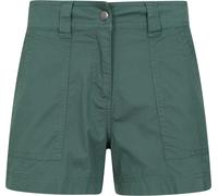 Mountain Warehouse Coast Stretch Womens Shorts - Lightweight 4 Way Stretch Short Pants, Easy Care Ladies Trousers - for Travelling & Outdoors Green Women's Size 20