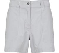 Mountain Warehouse Coast Womens Shorty Shorts - Lightweight Ladies Pants, Breathable, Pockets, Stretchable Trousers - for Spring Summer, Travelling & Oudoors Light Grey (Short) Women's Size 18