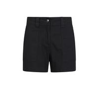 Mountain Warehouse Coast Stretch Womens Shorts - Lightweight 4 Way Stretch Short Pants, Easy Care Ladies Trousers - for Travelling & Outdoors Black Women's Size 18