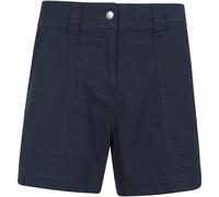 Mountain Warehouse Coast Womens Shorty Shorts - Lightweight Ladies Pants, Breathable, Pockets, Stretchable Trousers - for Spring Summer, Travelling & Oudoors Navy (Short) Women's Size 20