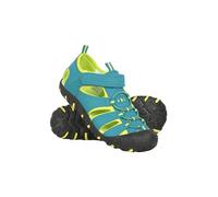 Mountain Warehouse Coastal Kids Shandals - Neoprene Childrens Shoes Sandals, Midsole, Slip on Beach Footwear, Girls & Boys - Spring Summer Walking, Travelling Lime Junior Shoe Size 3