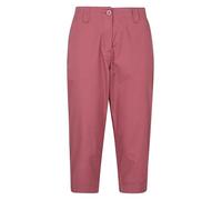 Mountain Warehouse Coastal Womens Stretch Capris - Breathable, Lightweight Bottoms with Fast Drying Fabric & Lots of Pockets - Best for Spring Summer, & Outdoors Pink (Capri) Women's Size 16