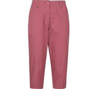 Mountain Warehouse Coastal Womens Stretch Capris - Breathable, Lightweight Bottoms with Fast Drying Fabric & Lots of Pockets - Best for Spring Summer & Outdoors Pink Women's Size 10