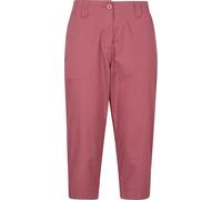 Mountain Warehouse Coastal Womens Stretch Capris - Breathable, Lightweight Bottoms with Fast Drying Fabric & Lots of Pockets - Best for Spring Summer, & Outdoors Pink (Capri) Women's Size 20