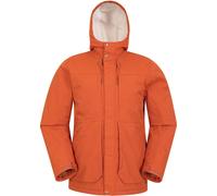 Mountain Warehouse Coastline Mens Borg Waterproof Jacket - Orange - Orange - Size: S