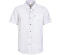 Mountain Warehouse Coconut Slub Texture Mens Short-Sleeved Shirt - Off White - Off White - Size: S