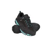Mountain Warehouse Collie Womens Waterproof Running Shoes - Lightweight Ladies Footwear, Breathable, EVA Cushion - Spring Summer, Walking, Hiking & Outdoors Black Adult Shoe Size 6