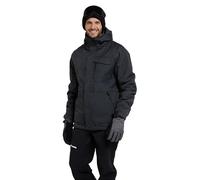 Mountain Warehouse Comet II Mens Padded Waterproof Ski Jacket, Breathable, Taped Seams, Multiple Pockets, Detachable Snow skirt - Best for Winter Skiing, Sports, Walking Grey 4XL