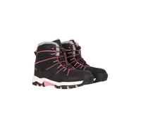 Mountain Warehouse Comet Kids Waterproof Snowboots -Warm Faux Fur Shoes, High Traction Outsole - Ideal for Cold Weather, Walking Jet Black Kids Shoe Size 11 UK