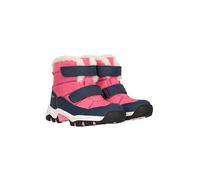 Mountain Warehouse Comet Toddler Waterproof Snowboots - Kids Shoes with High traction outsole, IsoTherm Faux Fur & EVA Cushioning - Winter Skiing, Winter Sports, Walking Bright Pink Kids Shoe Size 10
