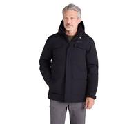 Mountain Warehouse Concord Extreme Mens Down Long Jacket - Waterproof Puffer Coat with Taped Seams, Detachable Hoodie & 4 Pockets - Cold Winter Weather Black XXS