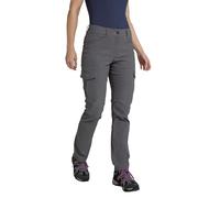 Mountain Warehouse Conniston Womens Cargo Trousers - Ladies Stretchy Quick Dry & UV Protect Pants - Spring Summer Walking, Hiking, Outdoors & Trekking Grey Women's Size 14