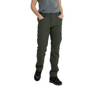 Mountain Warehouse Conniston Womens Cargo Trousers - Ladies Stretchy Quick Dry & UV Protect Pants - Spring Summer Walking, Hiking, Outdoors & Trekking Khaki Women's Size 10