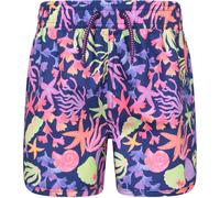 Mountain Warehouse Coral Kids Patterned Boardshorts - Navy - Navy - Size: 3-4y