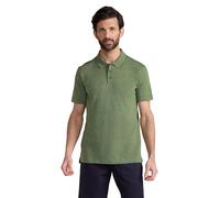 Mountain Warehouse Cordyline Textured Mens Polo - Comfortable Tee Shirt in 100% Cotton with UPF 50+ - for Spring Summer, Outdoors, Travel & Holiday Green 2XL