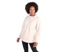 Mountain Warehouse Cosy Maternity Sherpa Half-Zip Fleece - Sherpa Lined Womens Anti-Pill Sweathshirt - Autumn Winter, Outdoors, Holiday, Walking & Hiking Beige Women's Size 20